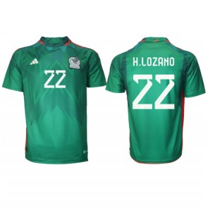 Maillot de foot Mexique Hirving Lozano #22 Domicile Monde 2022 Manches Courte